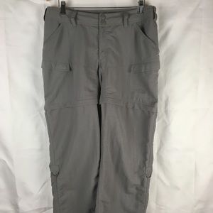 ❄️North Face Gray pants Convert to Shorts.